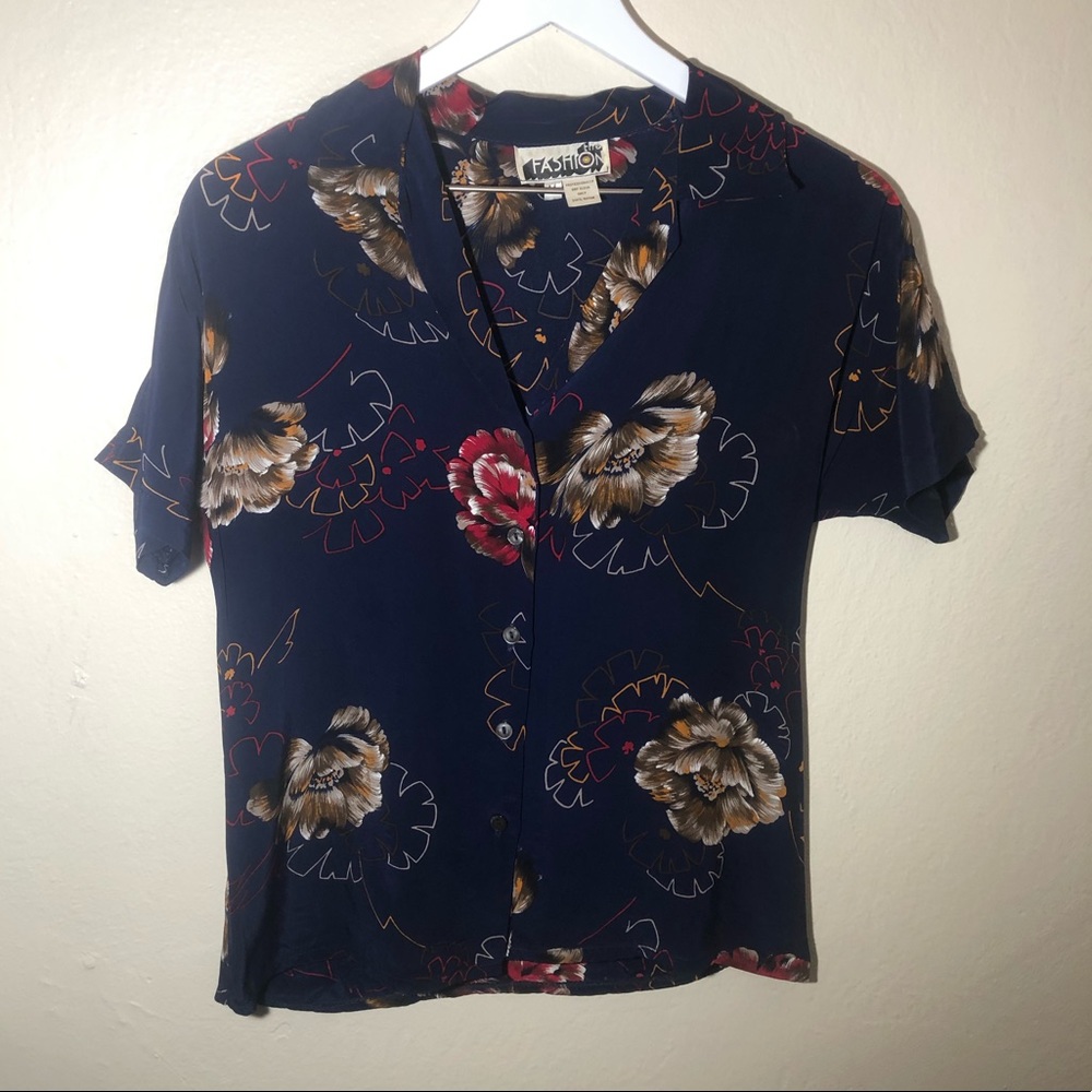 Vintage “The Fashion” Short Sleeve Blouse